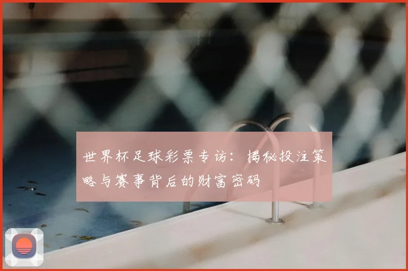 世界杯足球彩票专访:揭秘投注策略与赛事背后的财富密码