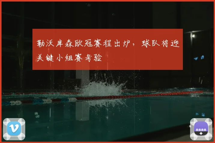 勒沃库森欧冠赛程出炉,球队将迎关键小组赛考验